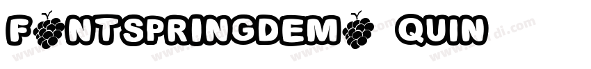 FONTSPRINGDEMO  Quin字体转换